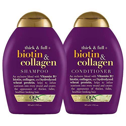 Imagem de Shampoo + Condicionador OGX Biotina Colágeno 390mL