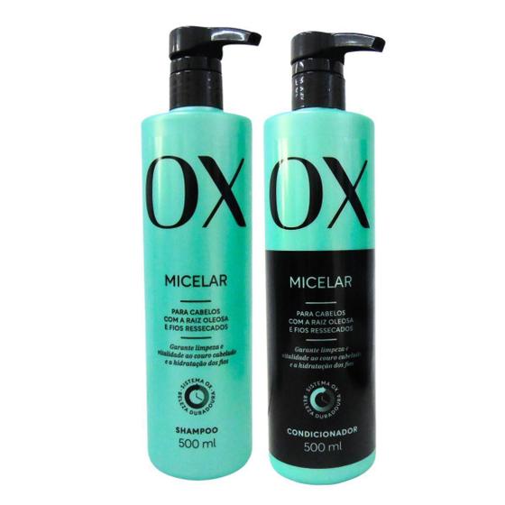 Imagem de Shampoo + Condicionador Ox Micelar 500Ml