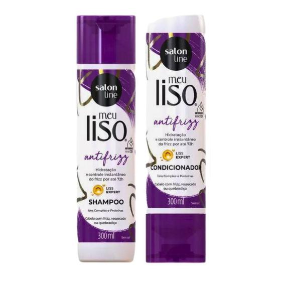 Imagem de Shampoo + Condicionador Salon Line Meu Liso Antifrizz Liss