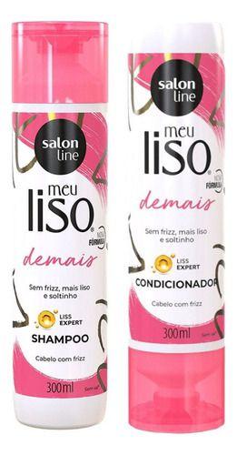 Imagem de  Shampoo + Condicionador Salon Line Meu Liso Demais 300ml