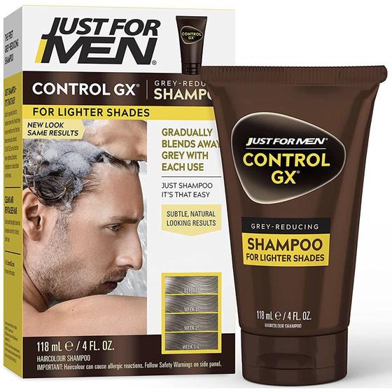 SHAMPOO CONTROL GX TONS CLAROS NEWRedutor Grisalhos 118ML JUST FOR
