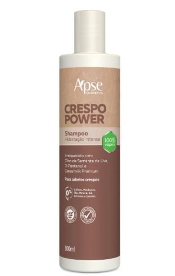 Imagem de Shampoo Crespo Power Hidratacao Intensa 300ml Apse Vegano