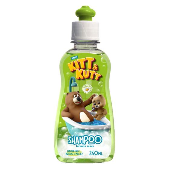 Imagem de Shampoo De Camomila Infantil Fórmula Suave 240ml Kitt E Kutt Keratex