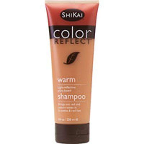 Imagem de Shampoo de estilo Color Reflect quente 8 OZ da Shikai (pacote com 4)