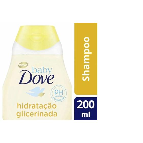 Shampoo De Glicerina Baby Dove Hidratação Glicerinada 200 ml Shampoo