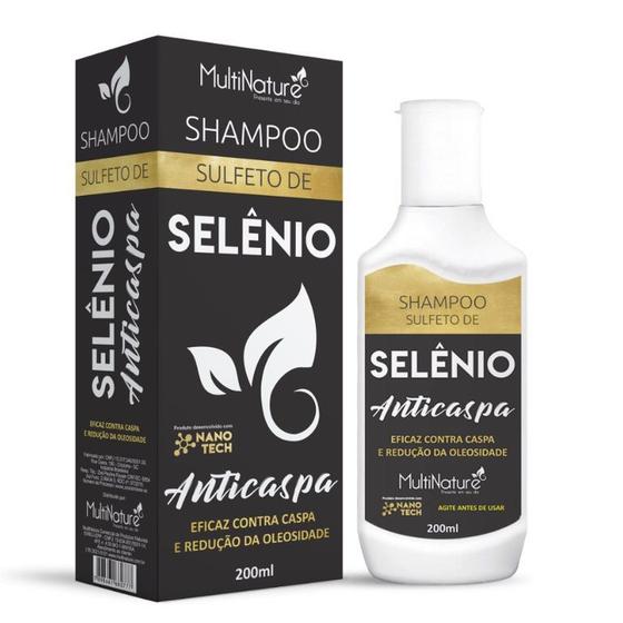 Shampoo De Selênio Com Melaleuca Anticaspa Multinature 200ml Menor preço em Shampoo De Selênio Com Melaleuca Anticaspa Multinature 200ml