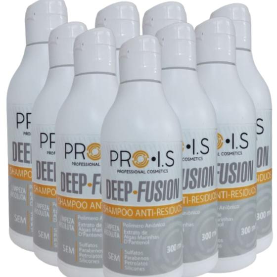 Imagem de Shampoo Deep Fusion Anti Residuo Abre Cuticulas 300ml 10unidades