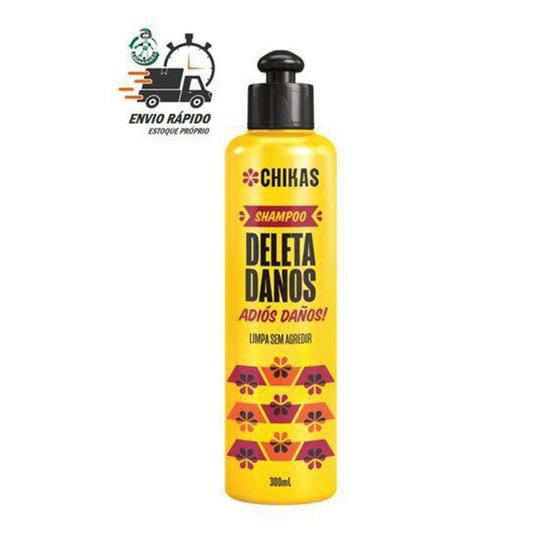 Imagem de Shampoo Deleta Danos 300 ml Chikas Reconstrução Recupera - Bio Extratus