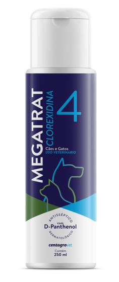 Imagem de Shampoo Dermatológi Megatrat Clorexidina 250ml 4% - Centagro