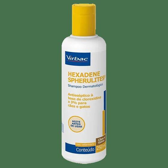 Shampoo Dermatológico Hexadene Spherulites Virbac Outros Pet Shop