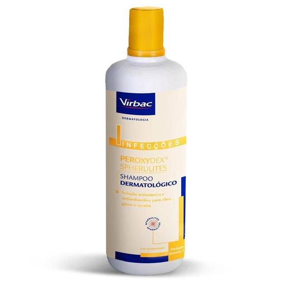 Imagem de Shampoo Dermatólogico Virbac Peroxydex Spherulites 125Ml