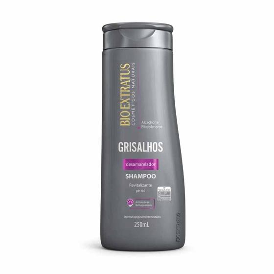 Shampoo Desamarelador Grisalhos 250ml - Bio Extratus Imagem de Shampoo Desamarelador Grisalhos 250ml - Bio Extratus