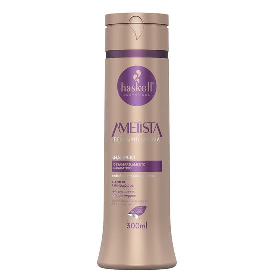 Imagem de Shampoo Desamarelador Haskell Ametista Sem Sal com 300ml