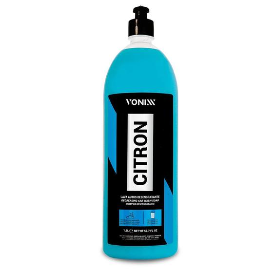 Imagem de Shampoo Desengraxante Concentrado Automotivo Remove Sujeira Incrustada Citron Vonixx 1,5L