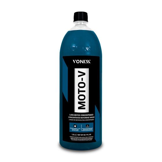 Imagem de Shampoo desengraxante para motocicletas e carros Moto-V Vonixx (1,5 litros)