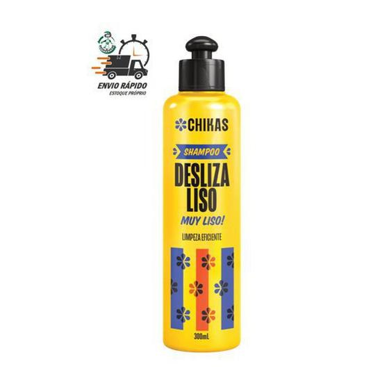 Imagem de Shampoo Desliza Liso Chikas Limpeza Eficiente 300ml