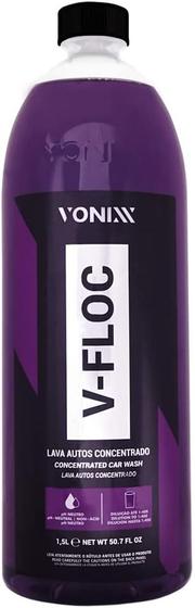 Imagem de Shampoo Detergente Lava Autos Automotivo Concentrado Neutro V-Floc Vonixx (1,5L)