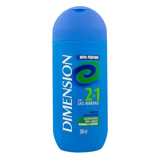 Imagem de Shampoo Dimension 2 em 1 Cabelos Normais a Oleosos 200ml