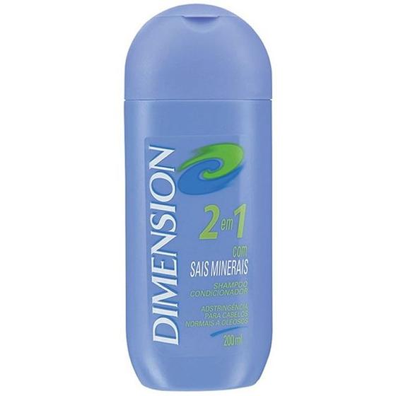 Imagem de Shampoo Dimension 2 em 1 Cabelos Oleosos - 200ml
