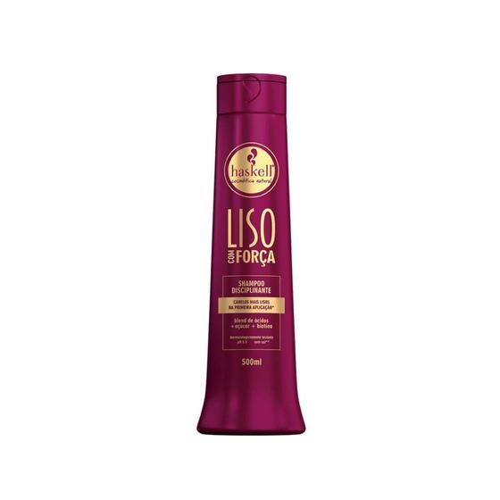 Imagem de Shampoo Disciplinante Liso Com Força 500ml Haskell