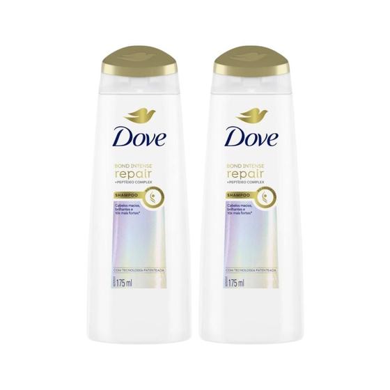 Imagem de Shampoo Dove 175Ml Bond Intense Repair Peptideo - Kit C/2Un