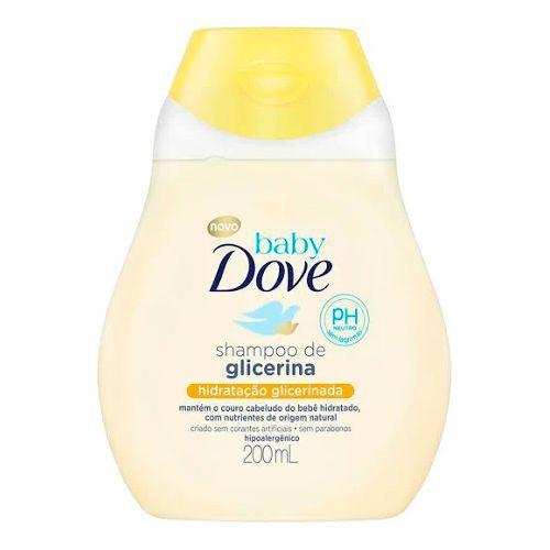 Shampoo dove baby glicerina 200ml Shampoo Infantil Magazine Luiza