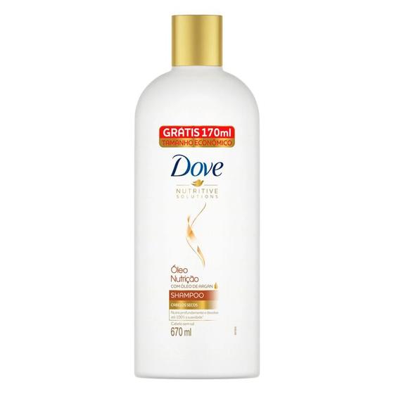 Shampoo Dove Óleo Nutrição 670ml Shampoo Magazine Luiza