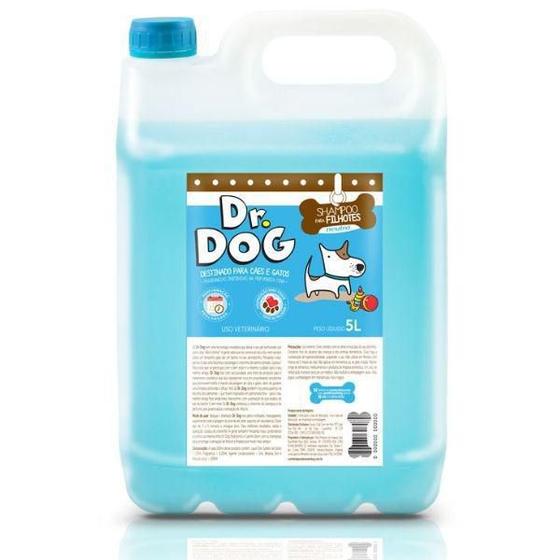 Imagem de Shampoo Dr. Dog Neutro Para Filhotes Perfumaria Fina - 5 L