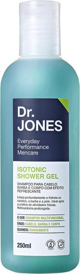 Imagem de Shampoo Dr. Jones Isotonic Shower Gel para Barba, Cabelo e Corpo 250ml