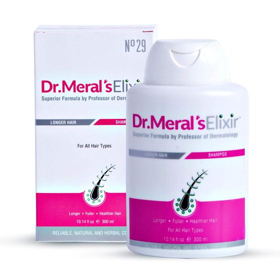 Imagem de Shampoo Dr. Meral's Elixir para alongamento de cabelo 375ml para mulheres