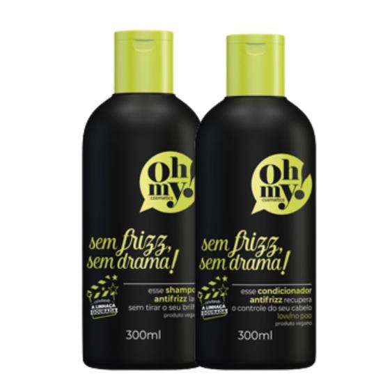 Imagem de Shampoo e Condic Sem Frizz Sem Drama! Vegano Oh My! 300ML