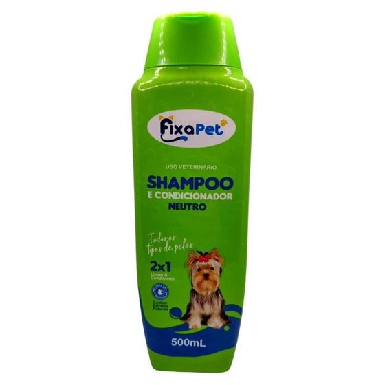 Imagem de Shampoo E Condicionador 500Ml Fixa Pet  2X1 Neutro