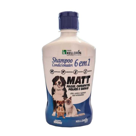 Imagem de Shampoo e Condicionador Antipulgas Carrapatos 500ml