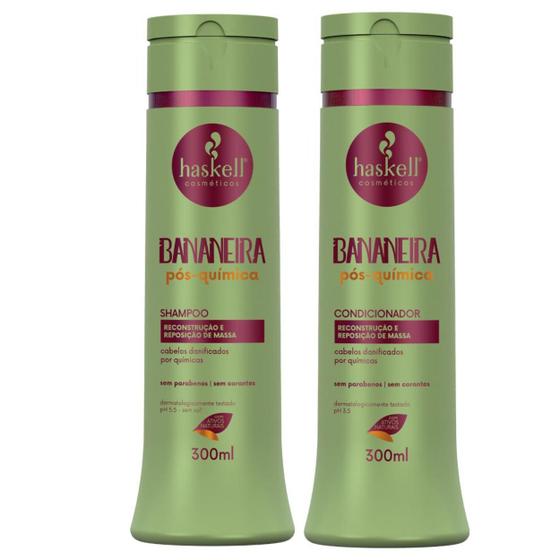 Imagem de Shampoo E Condicionador Bananeira Pos Quimica Haskell 300ml