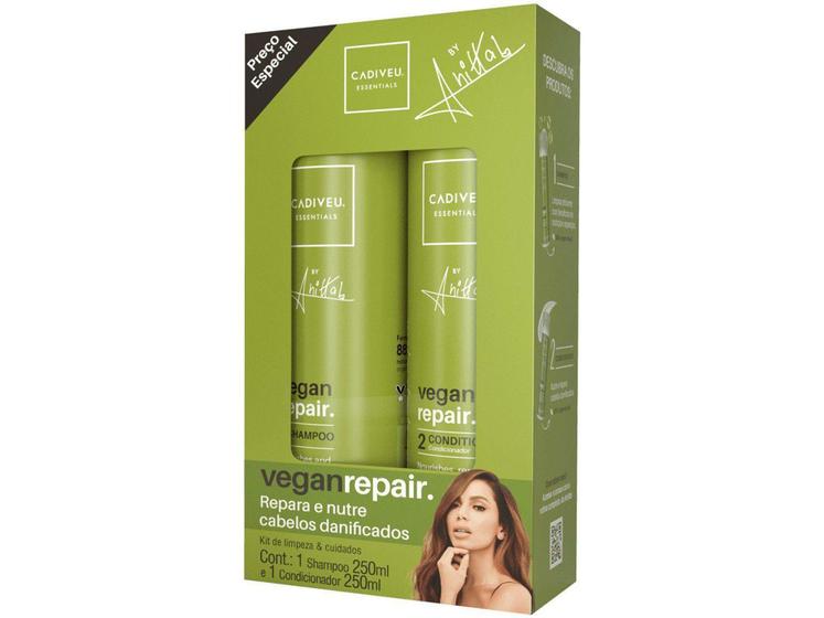 Imagem de Shampoo e Condicionador Cadiveu Essentials - Vegan Repair by Anitta 250ml