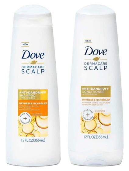 Imagem de Shampoo e condicionador Dermacare para couro cabeludo seco e com coceira