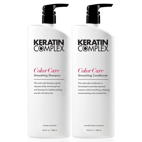 Imagem de Shampoo e condicionador Duo Keratin Complex Color Care 1L