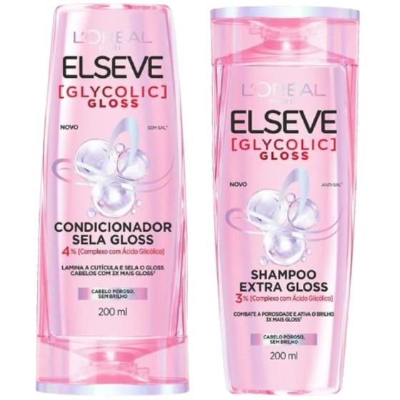 Imagem de Shampoo e Condicionador Elseve Glycolic Gloss