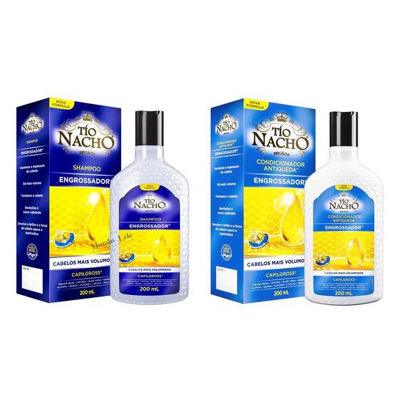 Imagem de Shampoo e Condicionador Engrossador Tio Nacho 200ml