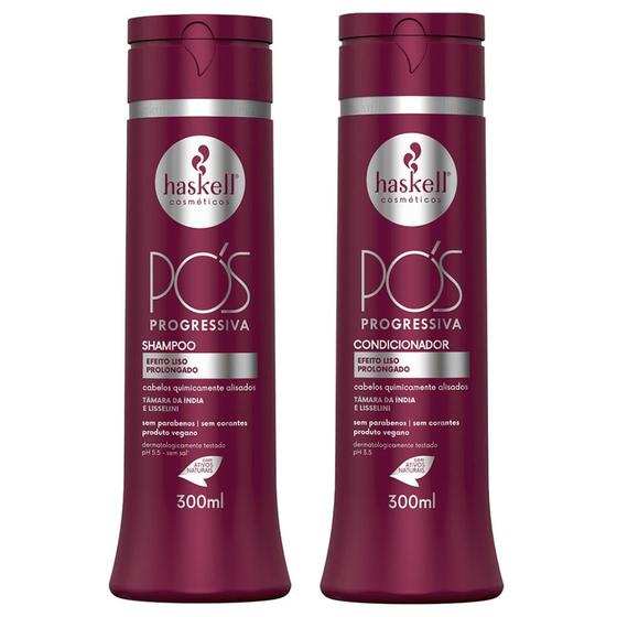 Imagem de Shampoo e Condicionador Haskell Pós Progressiva 300ml