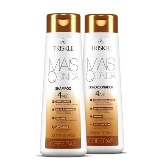 Imagem de Shampoo E Condicionador Mais Q Onda Crespas Triskle 2X300Ml