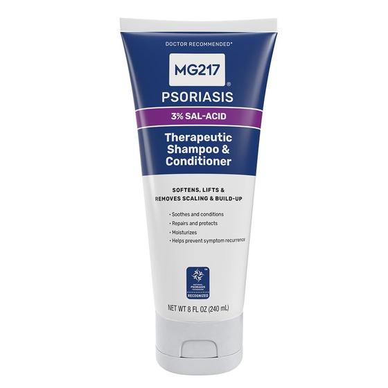 Imagem de Shampoo e Condicionador MG217 para Psoríase com Ácido Salicílico - 240ml