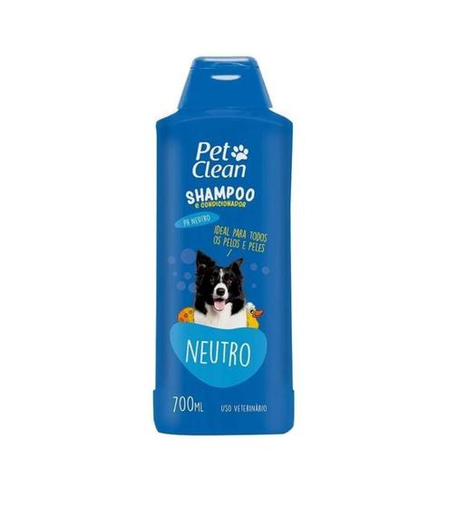 Imagem de Shampoo e Condicionador Neutro - Pet Clean - 700ml