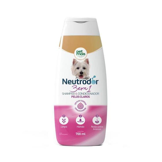 Imagem de Shampoo E Condicionador Neutrodor 3 Em 1 Para Pelos Claros 