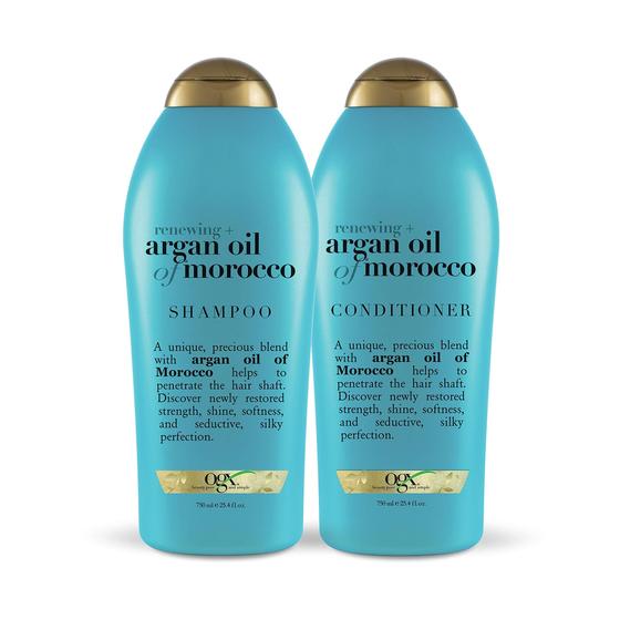 Imagem de Shampoo e Condicionador OGX Renewing Argan Oil - Kit com 2 Unidades (750ml cada)