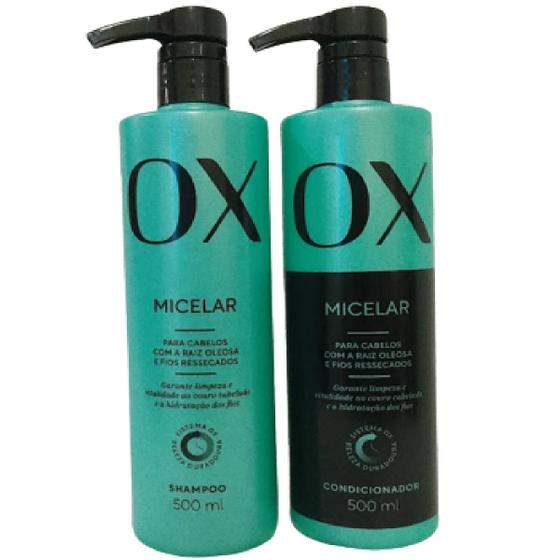 Imagem de Shampoo e Condicionador Ox Micelar 500ml (cada)