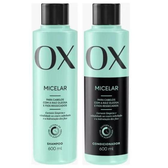 Imagem de Shampoo e Condicionador Ox Micelar 600ml (cada)