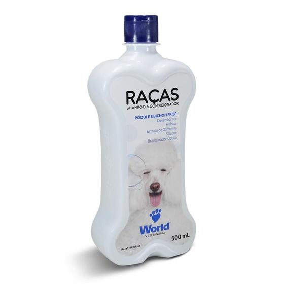 Imagem de Shampoo E Condicionador para Cães Raças Poodle/Bichon Frise 500 ML