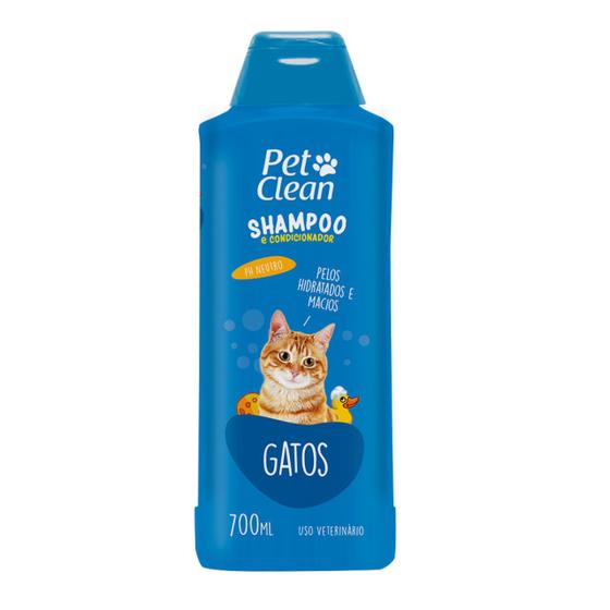 Imagem de Shampoo E Condicionador Para Gatos Pet Clean 700 Ml