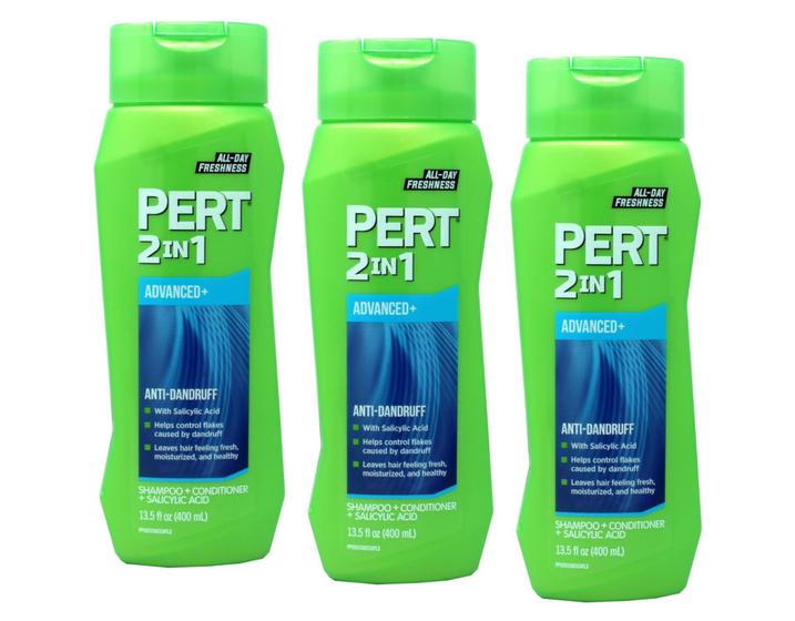 Imagem de Shampoo e Condicionador Pert Plus Anti-Caspa 400ml (Kit com 3)